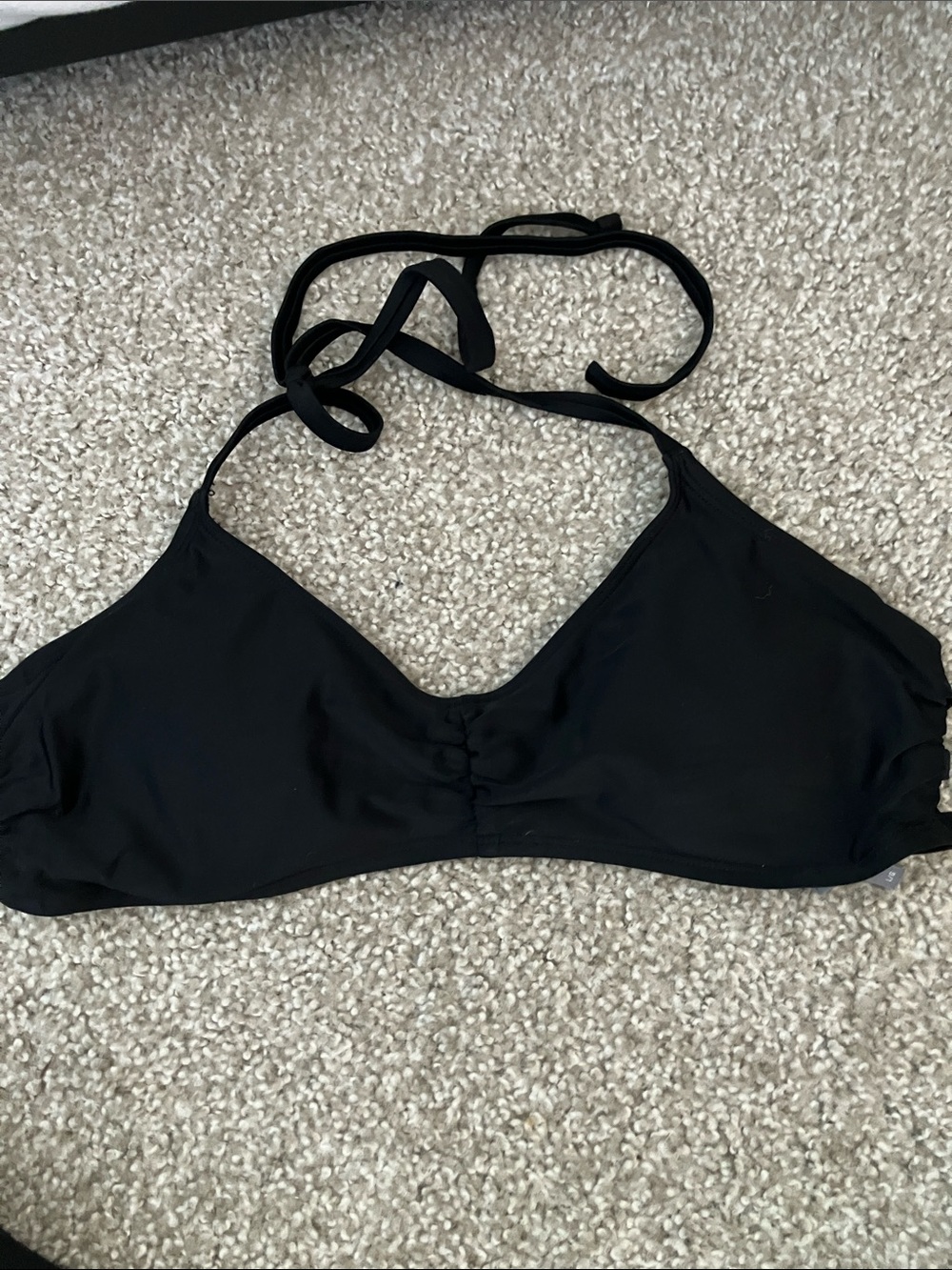 Aerie Black Bikini Top Large